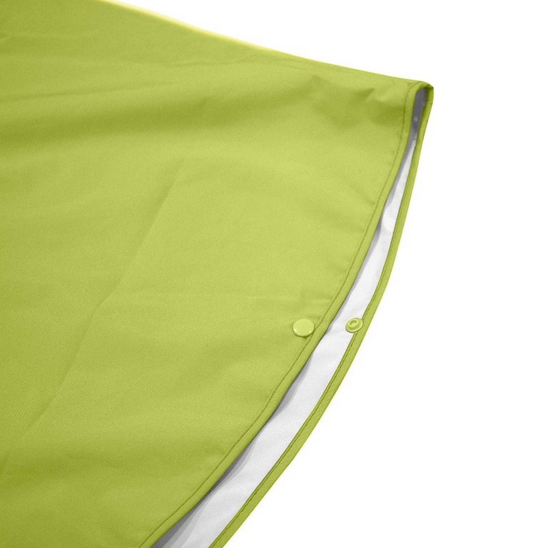 Poncho impermeabile verde decorato con dinosauro per bambini, facile da richiudere e da pulire